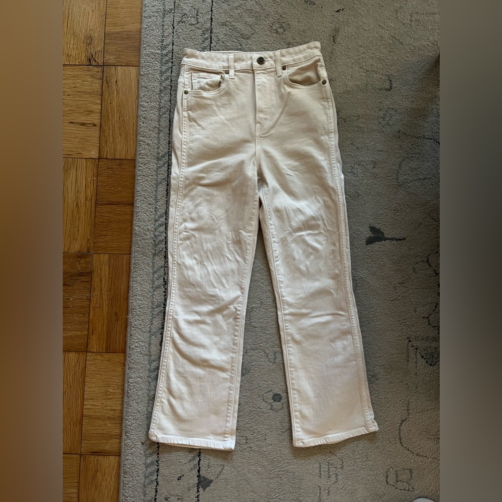 Khaite cream, off white Benny jeans size 26